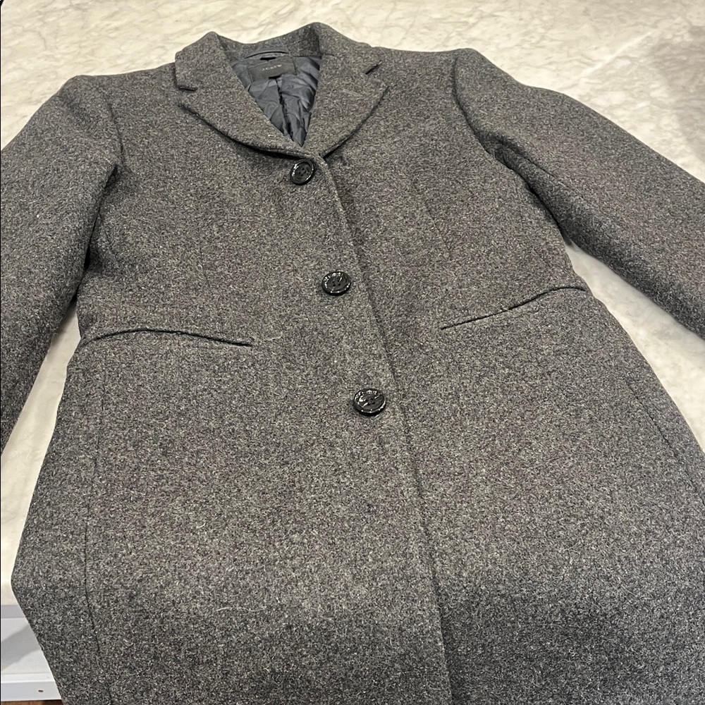Classic J. Crew Men’s Wool Overcoat